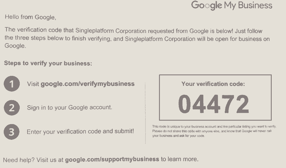 google business postcard