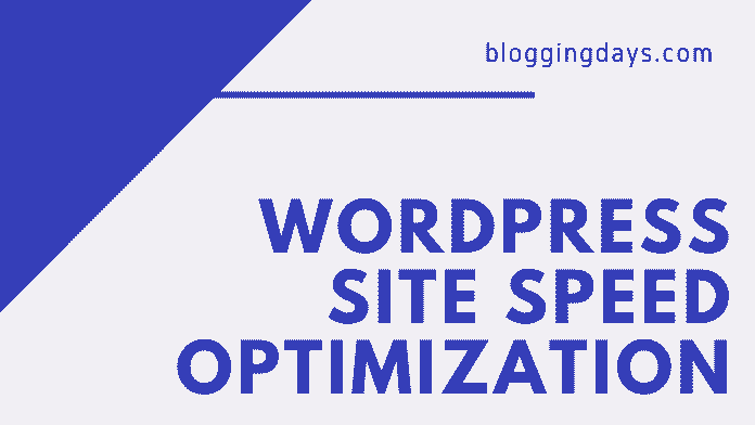 wordpress site speed optimization