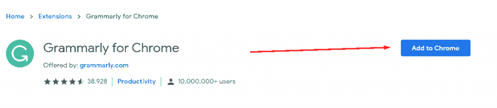grammarly chrome extension