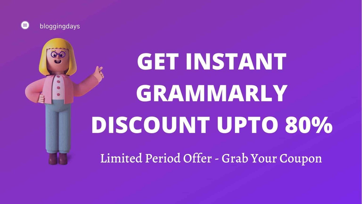 80 Grammarly Discount Grammarly Coupon Code