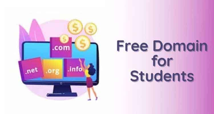 free domain for students