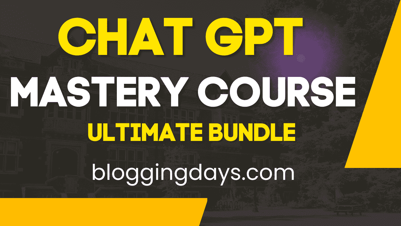 chatgpt mastery course